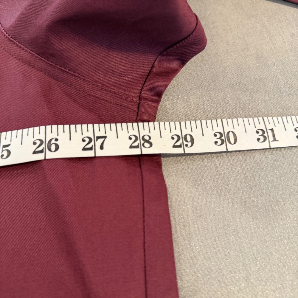 Wrangler Cowboy Cut Western Shirt Burgundy Cotton Snap Front Tall 2XT MS70719 - Picture 9 of 11